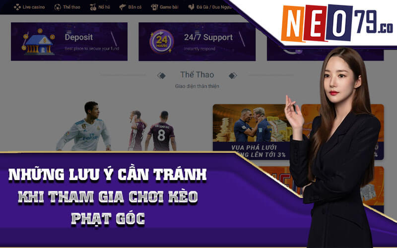 Những lưu ý cần tránh khi tham gia chơi kèo phạt góc